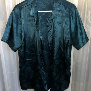 Silk Short Sleeve Shirt